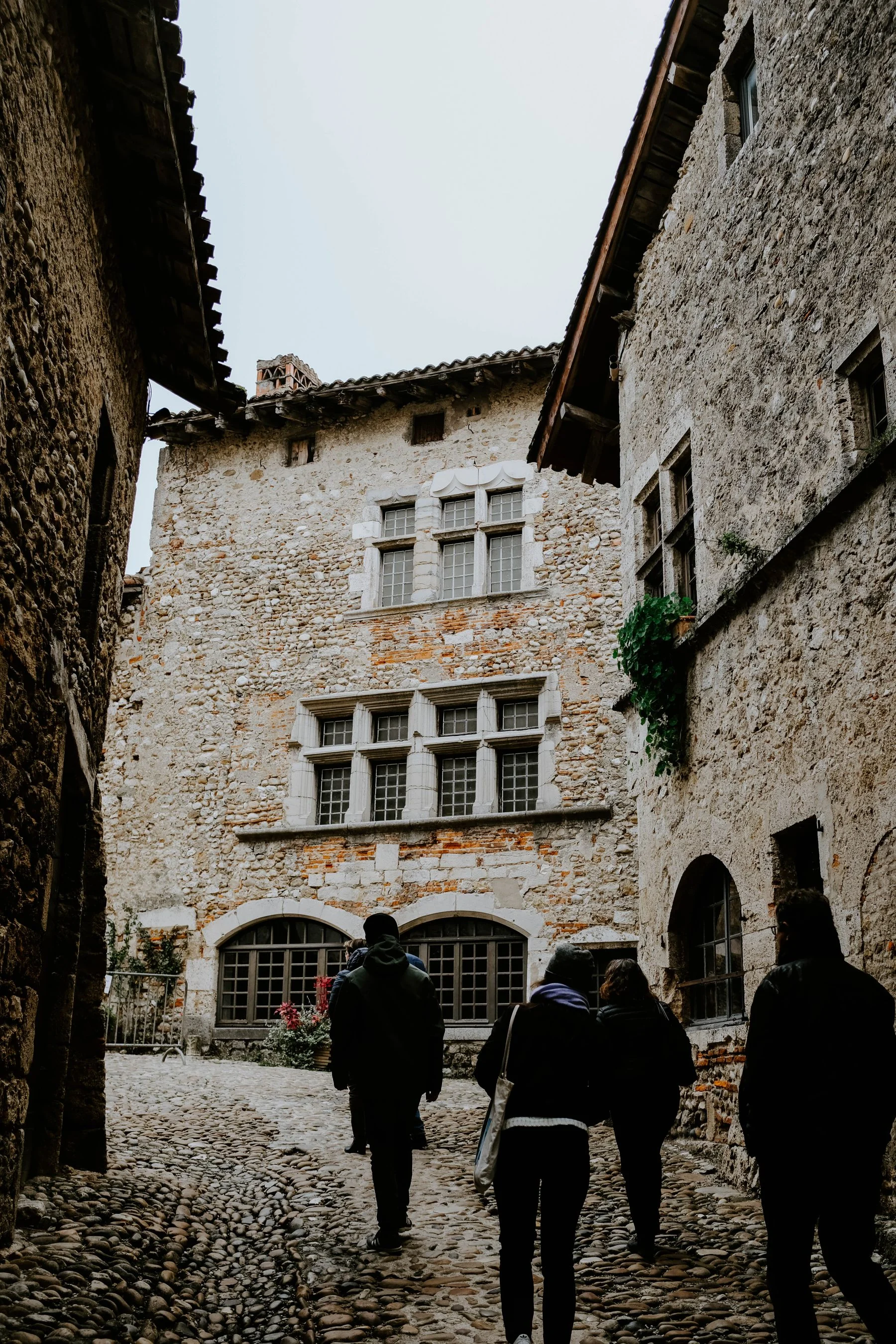 Editorial photograph of people encountering architecture in the real world.